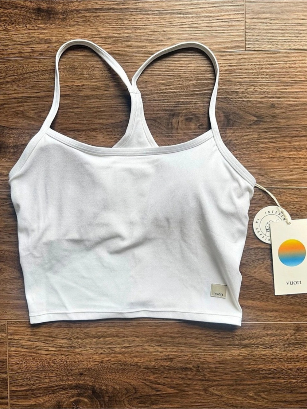 Vuori AllTheFeelsβ’ Support Tank 2.0 | Color: White